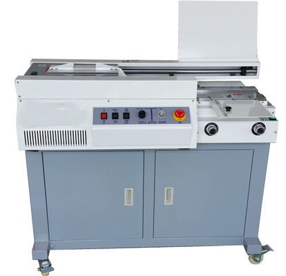 China máquina A4, máquina obrigatória de 320mm obrigatória perfeita de livro com o cortador de trituração de Sun fornecedor