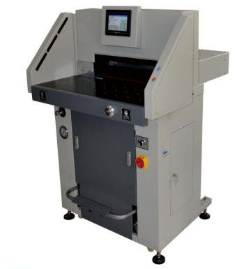 China Máquina de corte de papel elétrica hidráulica do LCD e ajustador de papel bonde fornecedor