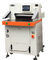 Máquina de corte de papel hidráulica programável 670mm com tela táctil fornecedor